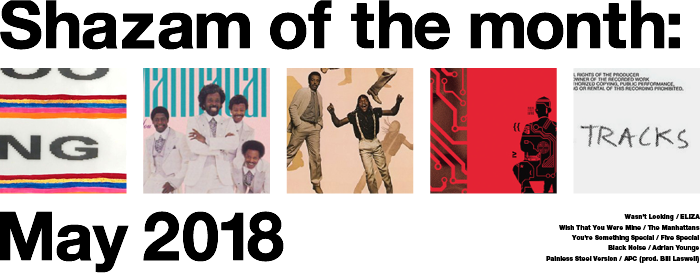 5月にShazamした5曲